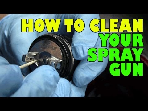 How To Clean an HVLP Spray Gun